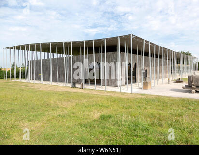 Neue besucherzentrum Gebäude von Denton Korkmaschine Marshall 2013, Stonehenge, Wiltshire, England, UK konzipiert Stockfoto