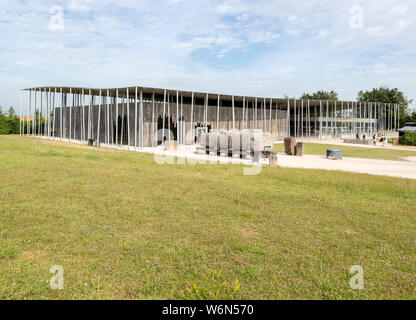 Neue besucherzentrum Gebäude von Denton Korkmaschine Marshall 2013, Stonehenge, Wiltshire, England, UK konzipiert Stockfoto