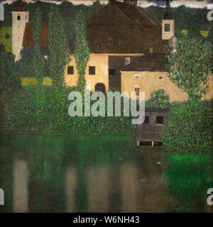 Gustav Klimt (1862-1918). Österreichischen Maler. Water Castle, 1908-1909. National Gallery. Prag. Der Tschechischen Republik. Stockfoto