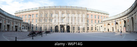 Der Königliche Palast in Stockholm ist Seiner Majestät des Königs offizielle Residenz und ist auch die Einstellung für die meisten offiziellen Empfängen der Monarchie, Ope Stockfoto