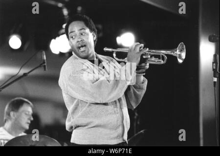 Jon Faddis, amerikanischer Jazztrompeter, North Sea Jazz Festival, Den Haag, Holland, c 1991. Stockfoto