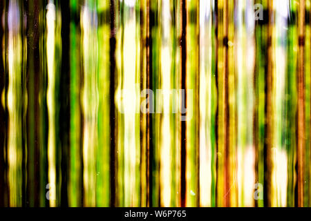 Abstract background-grünlich Saiten hinter dem Glas - Aquarelle im Bereich der absichtlich unscharf Makro Stockfoto