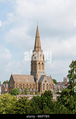 St. Michaels Kirche, Berg dinham, Exeter, Devon, England, Großbritannien, Großbritannien. Stockfoto