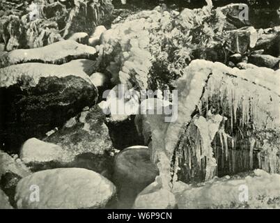 "Ein Winter Szene in New England", 1901. New England oder New England North West, eine Undefinierte Region im Norden von New South Wales, Kamilaroi indigenen Australier seit Tausenden von Jahren beschäftigt. Von "Federated Australien". [Die Werner Company, London, 1901] Stockfoto