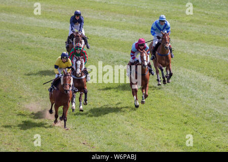 GODSTONE, Surrey/UK - 2. Mai: Point Racing bei Godstone Surrey am 2. Mai 2009 zu zeigen. Nicht identifizierte Personen Stockfoto