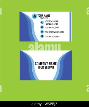 Moderne Visitenkarte vorlage Stock Vektor