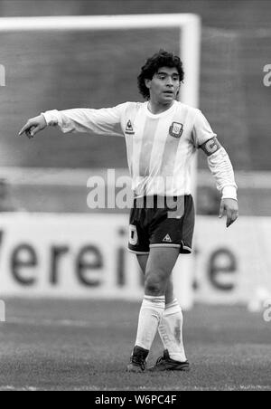 DIEGO MARADONA, Argentinien, 1988 Stockfoto