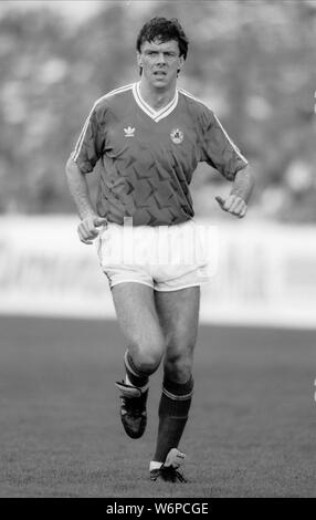 DAVID O'Leary, DER REPUBLIK IRLAND und dem FC Arsenal, 1990 Stockfoto