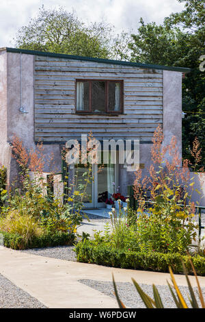 Glamping und Urlaub auf dem Bauernhof bei Cloughjordan House in der Grafschaft Tipperary, Irland Stockfoto