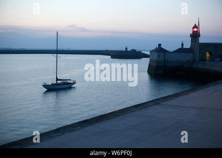 Yachten im Hafen von Dun Laoghaire, Dublin, Irland Stockfoto