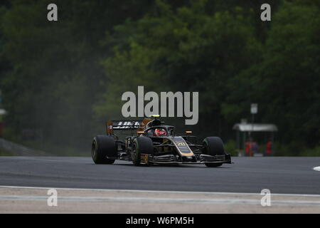 Budapest, Ungarn. 02 Aug, 2019. #20 Kevin Magnussen, Haas F1 Team. Gp von Ungarn, Budapest 2-4 August 2019 Credit: Unabhängige Fotoagentur/Alamy leben Nachrichten Stockfoto