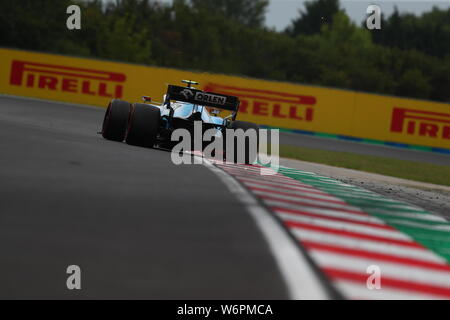 Budapest, Ungarn. 02 Aug, 2019. #88 Robert Kubica Williams Racing Mercedes. GP von Ungarn, Budapest 2-4 August 2019 Credit: Unabhängige Fotoagentur/Alamy leben Nachrichten Stockfoto