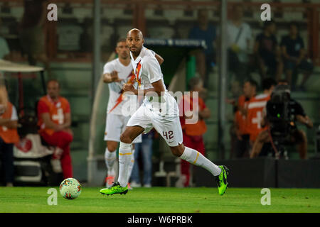 Steven Nzonzi (Roma) während der Vorsaison Freundschaftsspiel zwischen Perugia 1-3 Roma auf Renato Kurioses Stadium am Juli 31, 2019 in Perugia, Italien. (Foto von Maurizio Borsari/LBA) Stockfoto