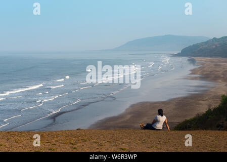 Berühmten Freunde Point in der Nähe von Anjarle in Ratnagiri, Maharashtra, Indien Stockfoto