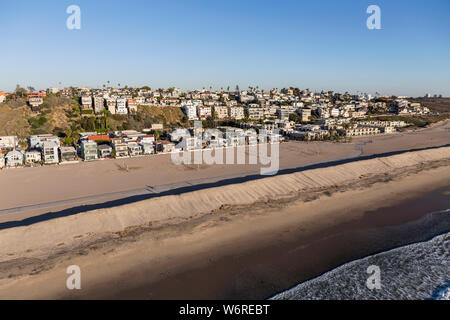Luftaufnahme von Beach View Wohnungen in Playa Del Rey Stadtteil von Los Angeles, Kalifornien. Stockfoto