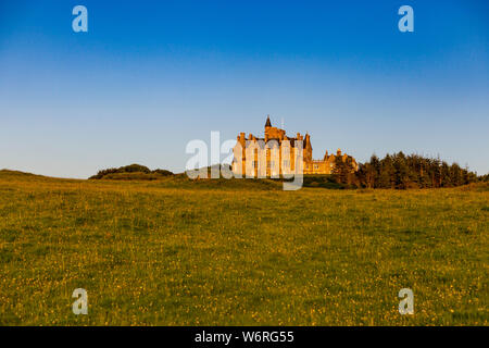 Glengorm Castle auf der Isle of Mull, Schottland Stockfoto