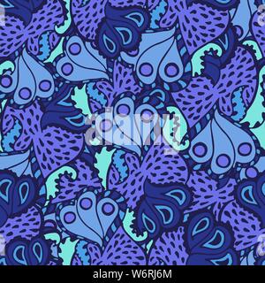 Cute abstrakte Hand gezeichnet nahtlose Muster. Zusammenfassung Hintergrund für Ihr Design im Vektor. Stock Vektor