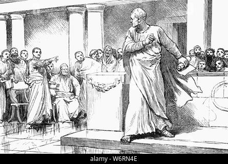 Verschwörung des Lucius Sergius Catilina (10862 a. c.) durch die Kraft