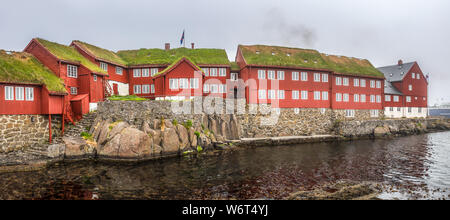 Tinganes in Torshavn, Streymoy Island, Färöer Inseln Stockfoto