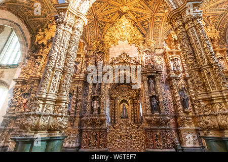 Kapelle Unserer Lieben Frau von La Soledad" Capela de Nossa Senhora da Soledade' in der gotischen Kirche des Hl. Franziskus ( Stockfoto