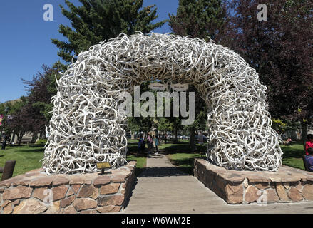 Los Angeles, Kalifornien, USA. 2 Aug, 2019. George Washington Memorial Park in Jackson Hole in Wyoming, USA Credit: Ringo Chiu/ZUMA Draht/Alamy leben Nachrichten Stockfoto