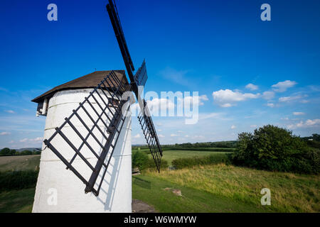 Ashton Windmühle bei Chapel Allerton, Wedmore, Somerset, Großbritannien Stockfoto