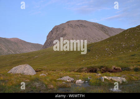 Den höchsten Berg Großbritanniens, Ben Nevis, in den schottischen Highlands Stockfoto