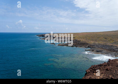 Schönen Blick auf die Felsen von Los Gigantes auf Teneriffa, Kanarische Inseln, Spanien. Paradise Ocean View. Travel Concept Stockfoto