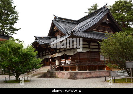 Blick auf Omaya Jinja Schrein. Kanazawa. Japan Stockfoto