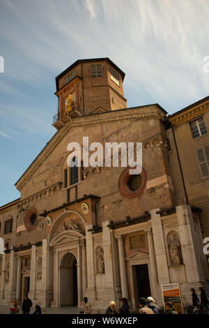 CATEDRALE SANTA MARIA ASSUNTA, REGGIO EMILLIA, ITALIA Stockfoto