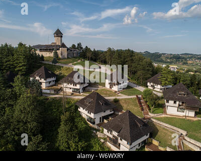 Velika Kladuša Schloss, Velika Kladuša, Bosnien und Herzegowina, Europa. Stockfoto