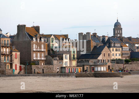 Blick auf die Altstadt von Saint Malo, Bretagne, Frankreich Stockfoto