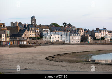 Blick auf die Altstadt von Saint Malo, Bretagne, Frankreich Stockfoto