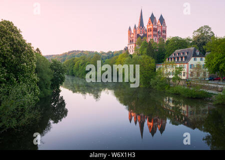 Limburger Dom. Limburg, Hessen, Deutschland. Stockfoto