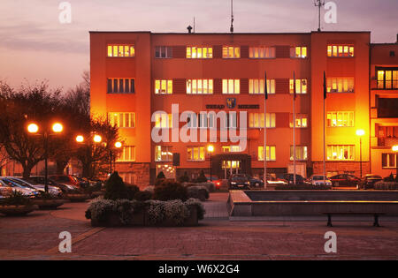 Stadtverwaltung in Czechowice-Dziedzice. Polen Stockfoto