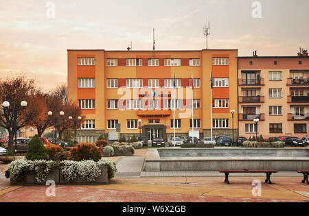 Stadtverwaltung in Czechowice-Dziedzice. Polen Stockfoto