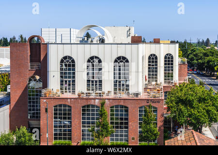 Juli 30, 2019 in Palo Alto/CA/USA - palantir Hauptsitz im Silicon Valley; Palantir Technologien ist eine private Amerikanische software unternehmen, das Spezia Stockfoto