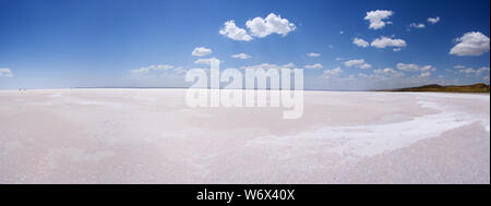 Die Türkei, Zentralanatolien: Luftaufnahme der Salz Weite der See Tuz, Tuz Golu, Salt Lake City, einem der größten Seen der Welt hypersaline Stockfoto