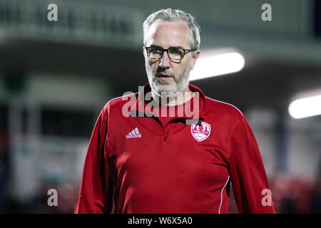 August 2nd, 2019, Cork, Irland - Liga Irlands Premier Division Match zwischen Cork City FC vs St. Patrick's Athletic FC Stockfoto