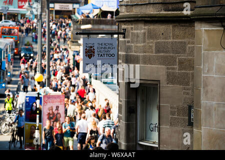 Edinburgh im August 2019 Stockfoto