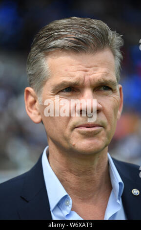 Karlsruhe, Deutschland. 03 Aug, 2019. KSC-Präsident Ingo Wellenreuther. GES/Fußball/2. Bundesliga: Karlsruher SC - Dynamo Dresden, 03.08.2019 Fußball: 2. Bundesliga: KSC vs Dynamo Dresden, Karlsruhe, August 3, 2019 | Verwendung der weltweiten Kredit: dpa/Alamy leben Nachrichten Stockfoto