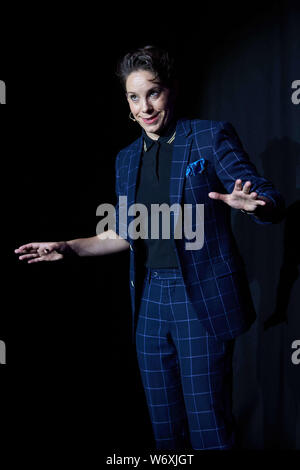 Edinburgh, Schottland. UK. 3. August 2019. Drücken Sie die pleasance Eröffnungsgala 2019 von Suzi Ruffell Teil von Edinburgh Fringe Festival 2019 gehostet wird. Andrew Eaton/Alamy Leben Nachrichten. Stockfoto