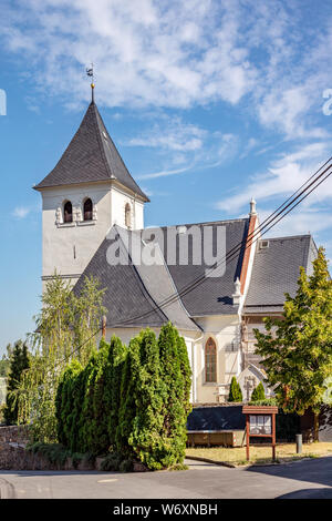 Kostel Nejsvětější Trojice, Raduň, Moravskoslezský kraj, Slezsko, Ceska Republika/Holy Trinity Kirche, Schloss Radun, Mähren, Opava region, Schlesien, Stockfoto