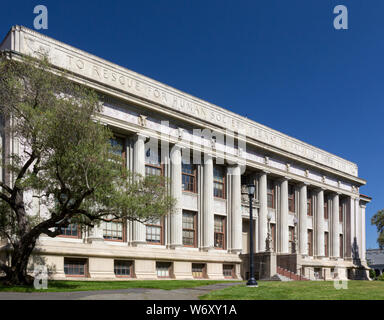 BERKELEY, CA/USA - Historische Hilgard Halle auf dem Campus der Universität von Kalifornien in Berkeley. Juni 15, 2013. Stockfoto