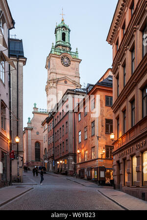 Die Kathedrale des Heiligen Nikolaus in Stockholm, Schweden Stockfoto