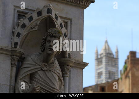 Super Siena, Toskana, Italien. Stockfoto