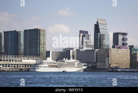Anzeigen von West Kowloon. Hong Kong. China Stockfoto