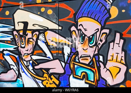 Street Art in London. Stockfoto