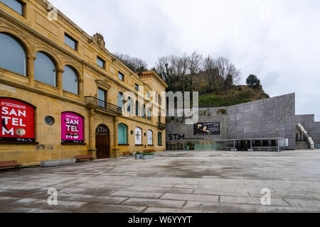 San Telmo Museoa in San Sebastian ist ein Museum über alte und zeitgenössische baskische Kultur, Kunst und Geschichte. San Sebastian, Spanien, Januar 2019 Stockfoto