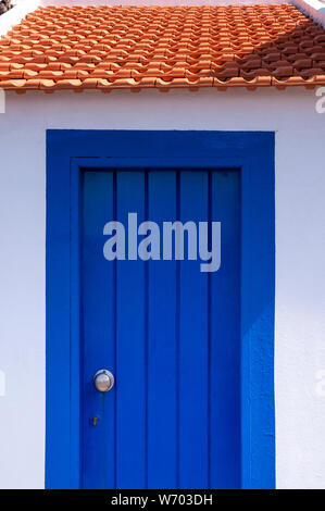 Mediterranen Stil Tür Stockfoto